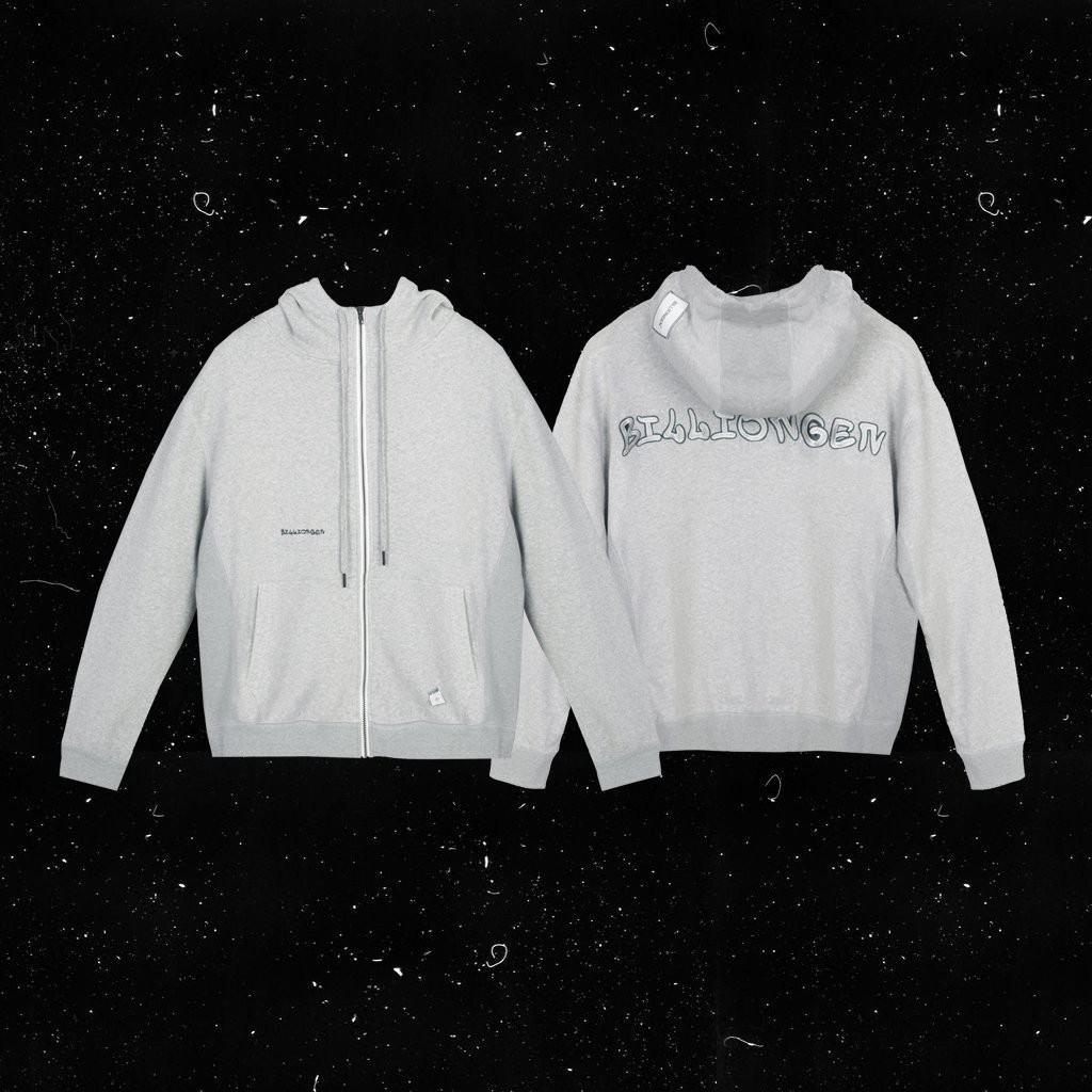 Áo Khoác Nam Nữ Billion Gen Salty Stone Zip Hoodie