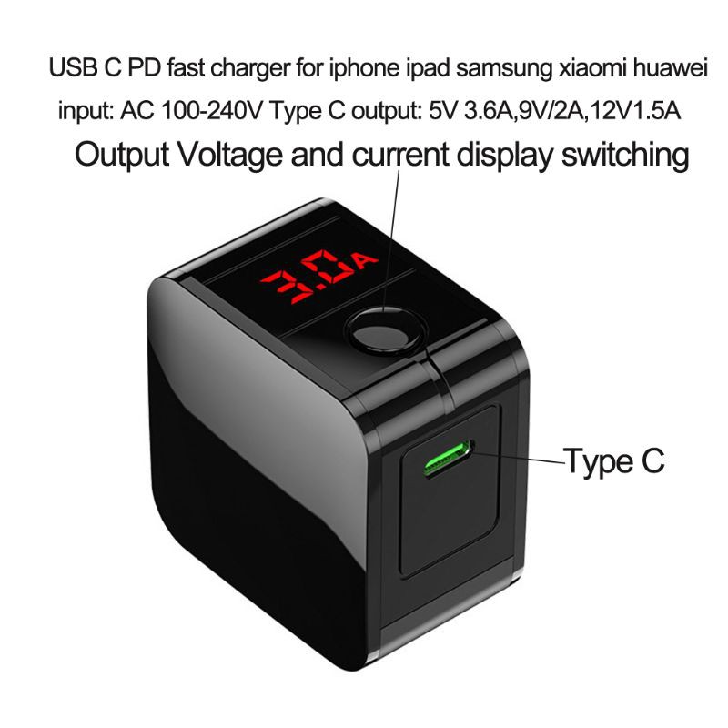 Thiết bị sạc điện thoại nhanh cổng USB type C 18W chất lượng cao #1