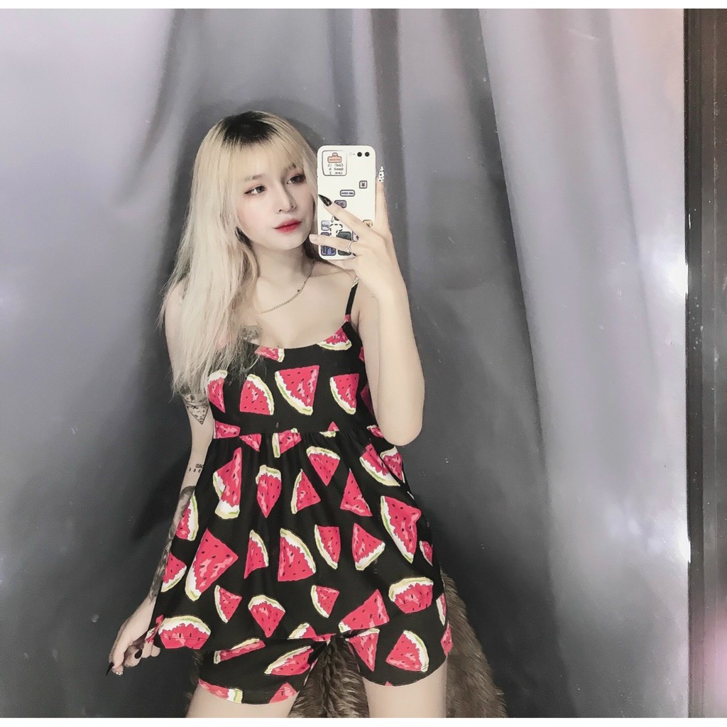 Đồ bộ 2 dây trái cây hot xinh mùa hè xinh xắn