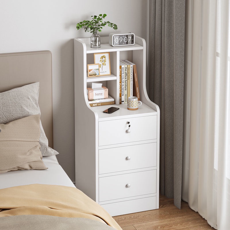 Tủ đầu giường công suất lớn lưu trữ đơn giản đa năng phòng ngủ tủ đầu giường | BigBuy360 - bigbuy360.vn
