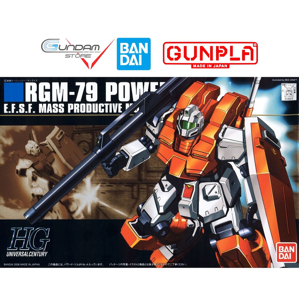 Mô Hình Gundam HG Powered GM RGM-79 Bandai 1/144 HGUC UC Đồ Chơi Lắp Ráp Anime Nhật