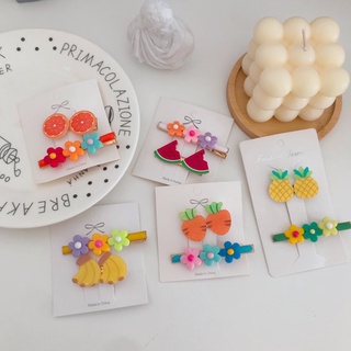 Set 2 Kẹp Tóc Trái Cây & Hoa