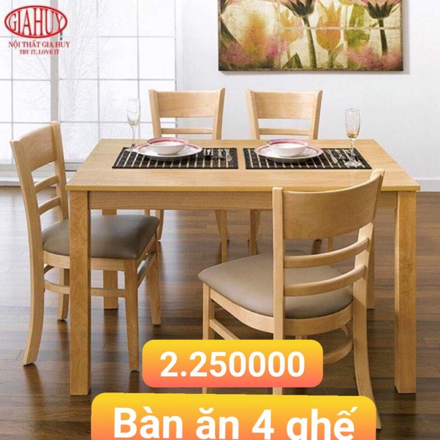 Bàn ăn 4 ghế