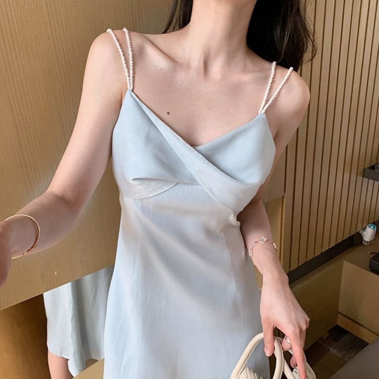 Đầm Voan Cổ Yếm Thời Trang Dành Cho Nữ | BigBuy360 - bigbuy360.vn