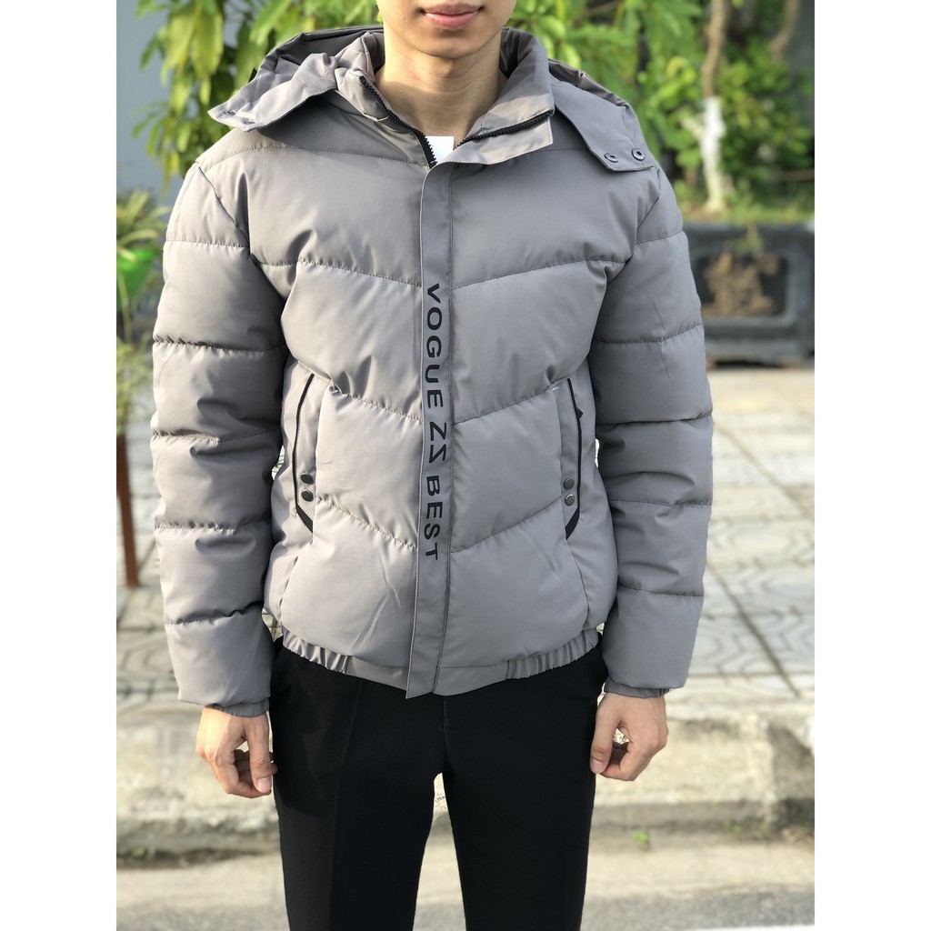 Áo phao nam cao cấp, [ẢNH THẬT-VIDEO THẬT 100%]  style Hàn Quốc (có mũ tháo rời) | BigBuy360 - bigbuy360.vn