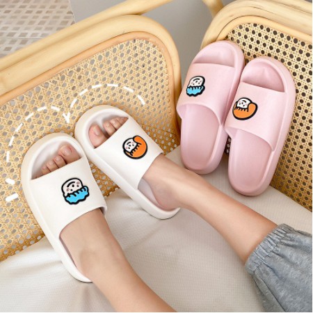 Dép đúc bánh mì họa tiết nam nữ siêu dễ thương