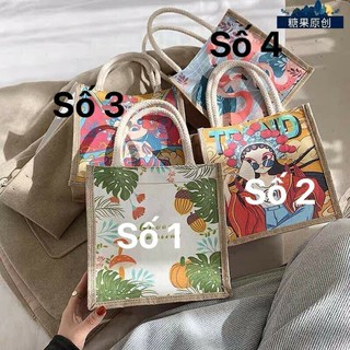 TÚI CÓI IN HÌNH HỌA TIẾT DỄ THƯƠNG