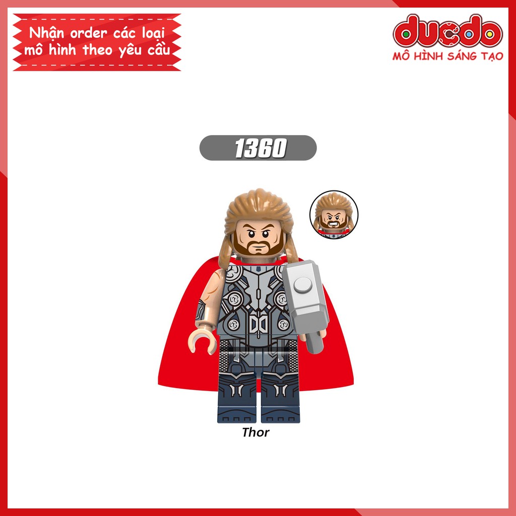 Minifigures các nhân vật trong End Game - Đồ chơi Lắp ghép Xếp hình Mini Iron Man Mô hình XINH X0269