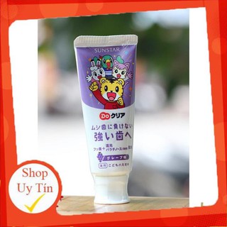 Kem đánh răng cho bé Sunstar hương dâu - hương nho 70g
