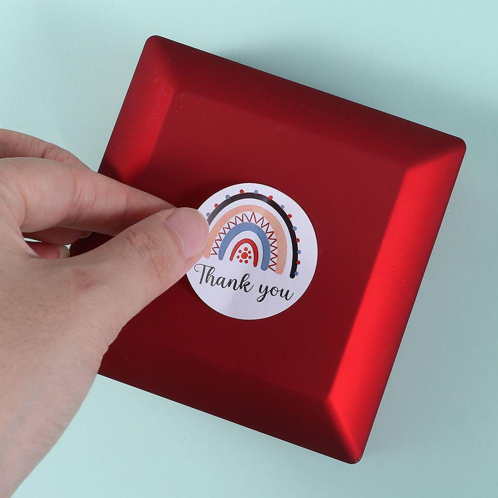 Cuộn 500 Nhãn Dán 1.5inch In Chữ Thank You Dùng Để Trang Trí Quà Tặng