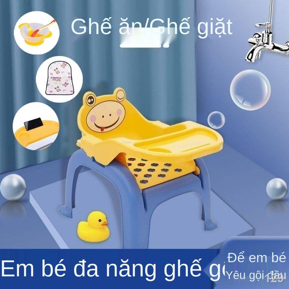 BGhế gội đầu trẻ em có thể gấp đai loại ghế gội đầu cho bé từ 1 đến 7 tuổi bộ bàn ghế ăn đa năng dùng trong gia đình