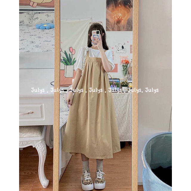Set yếm ulzzang dài 2 chi tiết (ảnh thật shop chụp kèm video) | BigBuy360 - bigbuy360.vn