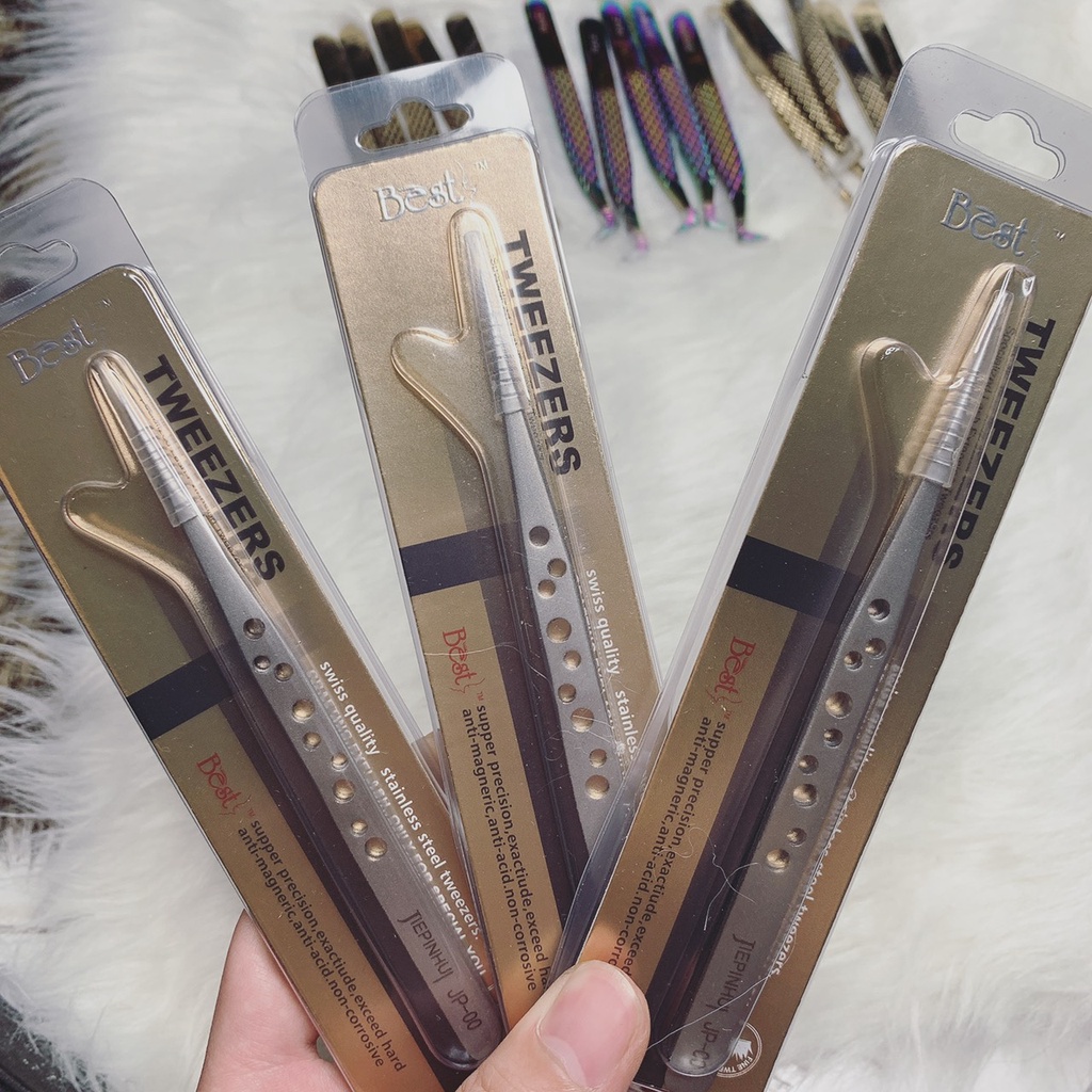 Nhíp lỗ hàng công ty Best- Hàng Chuẩn Loại 1 Chuyên Mi Nail