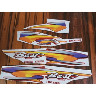 Bộ tem Suzuki Best màu đỏ