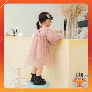 HÌNH THẬT - Đầm voan đi tiệc bé gái kiểu Hàn Quốc hàng loại 1 váy công chúa