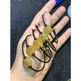 vòng tay cỏ bốn lá tóc vàng