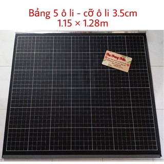📚Bảng 5 ô li - cỡ ô li 3.5cm - 1.15×1.28m - Ko nẹp
