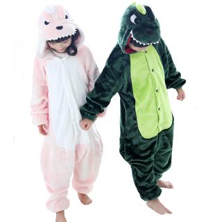 Bộ đồ ngủ hình khủng long hoạt hình dễ thương cho trẻ em