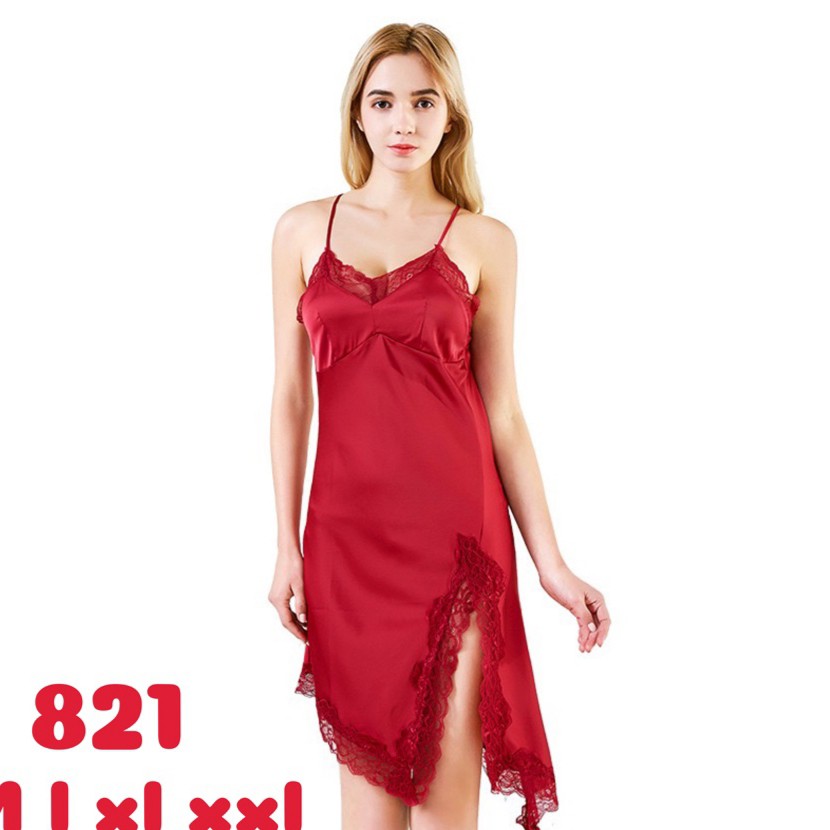 Váy ngủ gợi cảm thời trang cổ chữ V dành cho phụ nữ đẹp