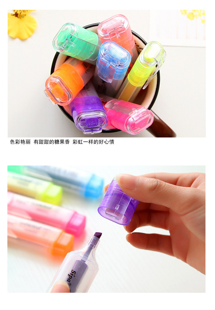 1 bút dạ quang nhiều màu