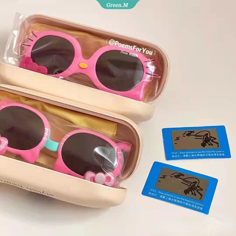 Kính Mát Gọng Hello Kitty Dễ Thương Dành Cho Bé