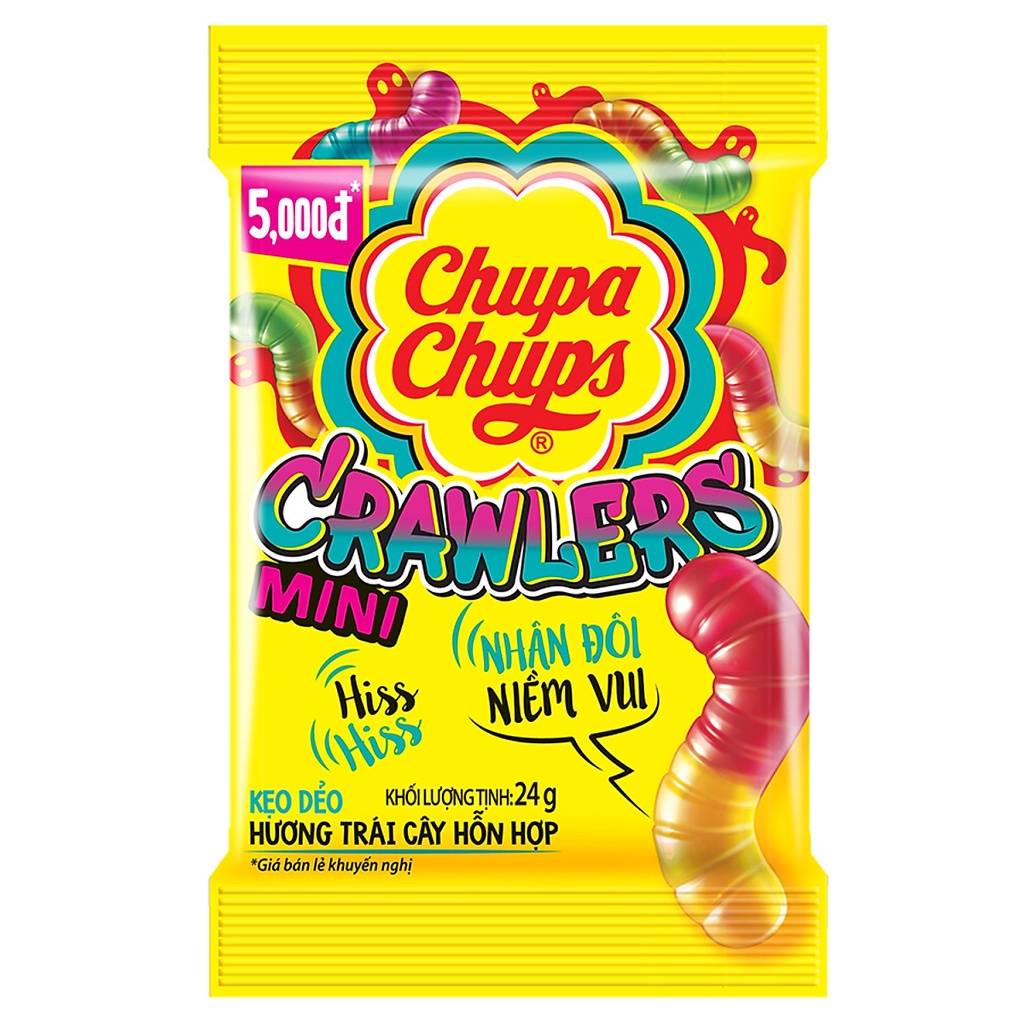Lốc 16 gói Kẹo dẻo Chupa Chups gói 24gr