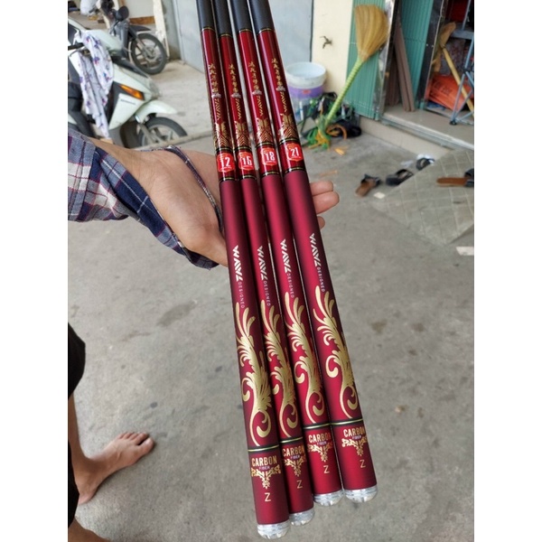 cần đơn Daiwa 5h tặng kèm ngọn phụ