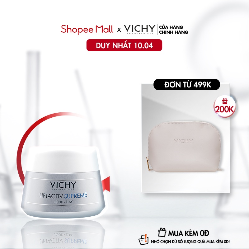 Kem dưỡng ngăn ngừa dấu hiệu lão hóa, làm săn da (ban ngày) Vichy Liftactiv Supreme Day 50ml