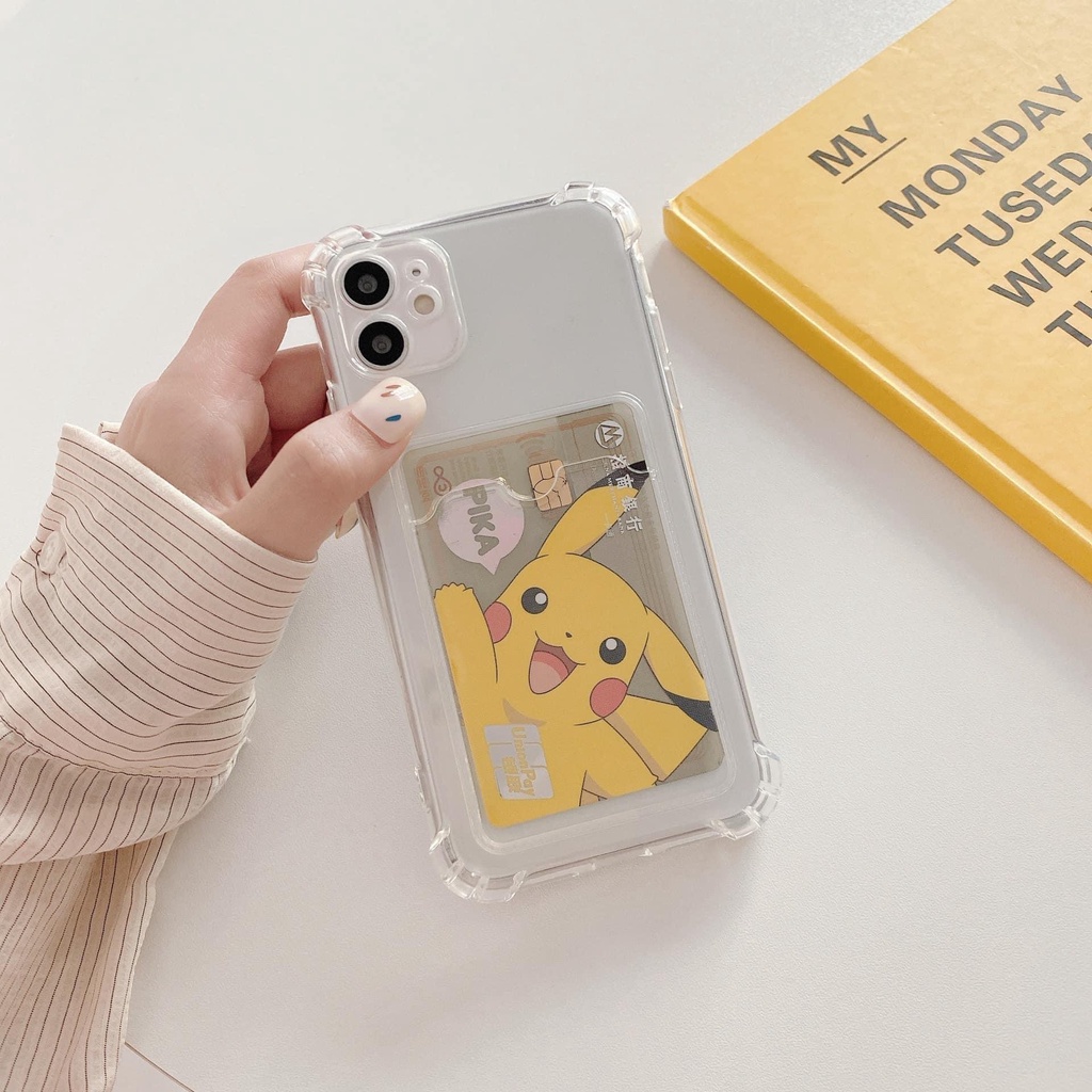 Ốp Lưng Iphone Silicon Chống Sốc Có Ngăn Đựng Thẻ Tặng Kèm Ảnh In Theo Yêu Cầu 14 promax 13 promax 12 promax 11 promax x