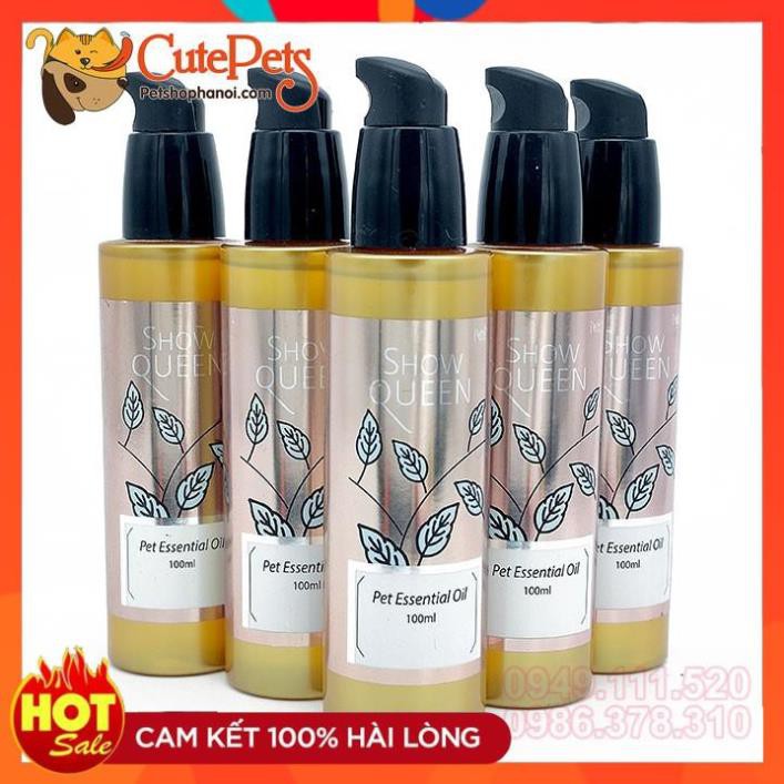 Nước Hoa Tinh Dầu Dưỡng Lông Pet (hàng chuẩn) Essential Oil Show Queen 100ml