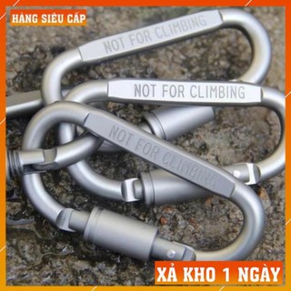 Combo 10 móc khóa đa năng cao cấp đi phượt - móc khóa inox đẹp màu ghi kim loại pubg