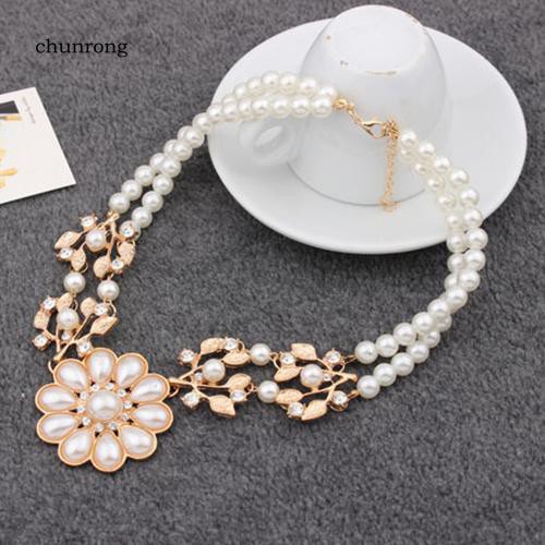 Vòng cổ Choker đính hạt ngọc trai nhân tạo thời trang cá tính cho nữ