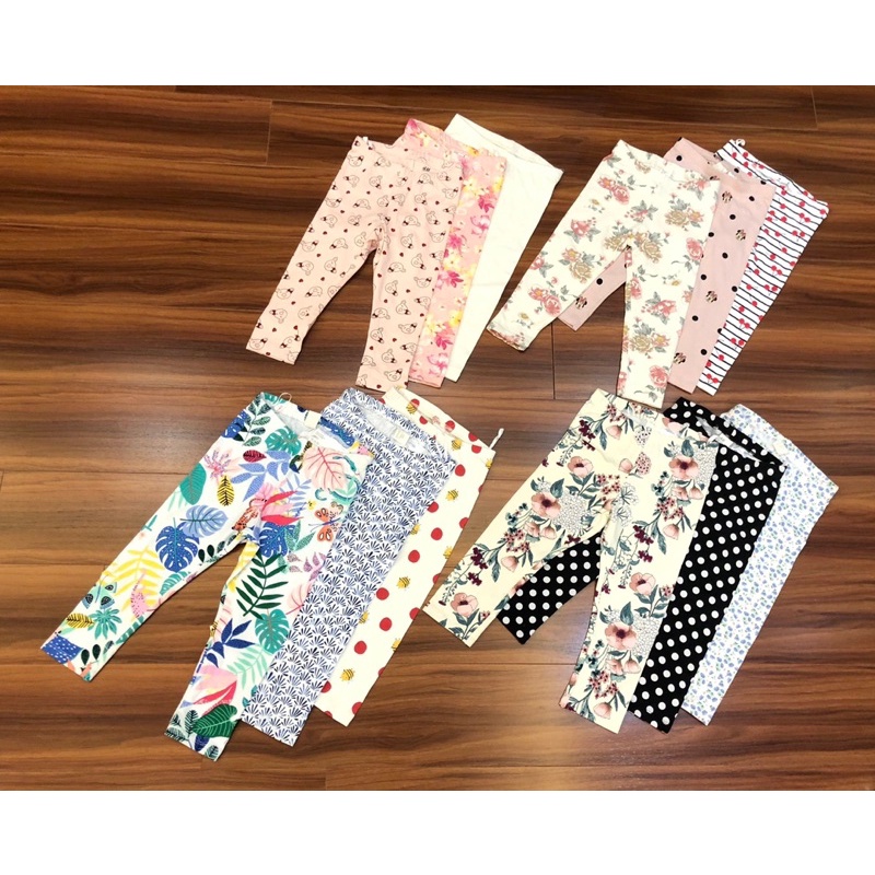 Sét 3 quần legging HM dư xịn bg