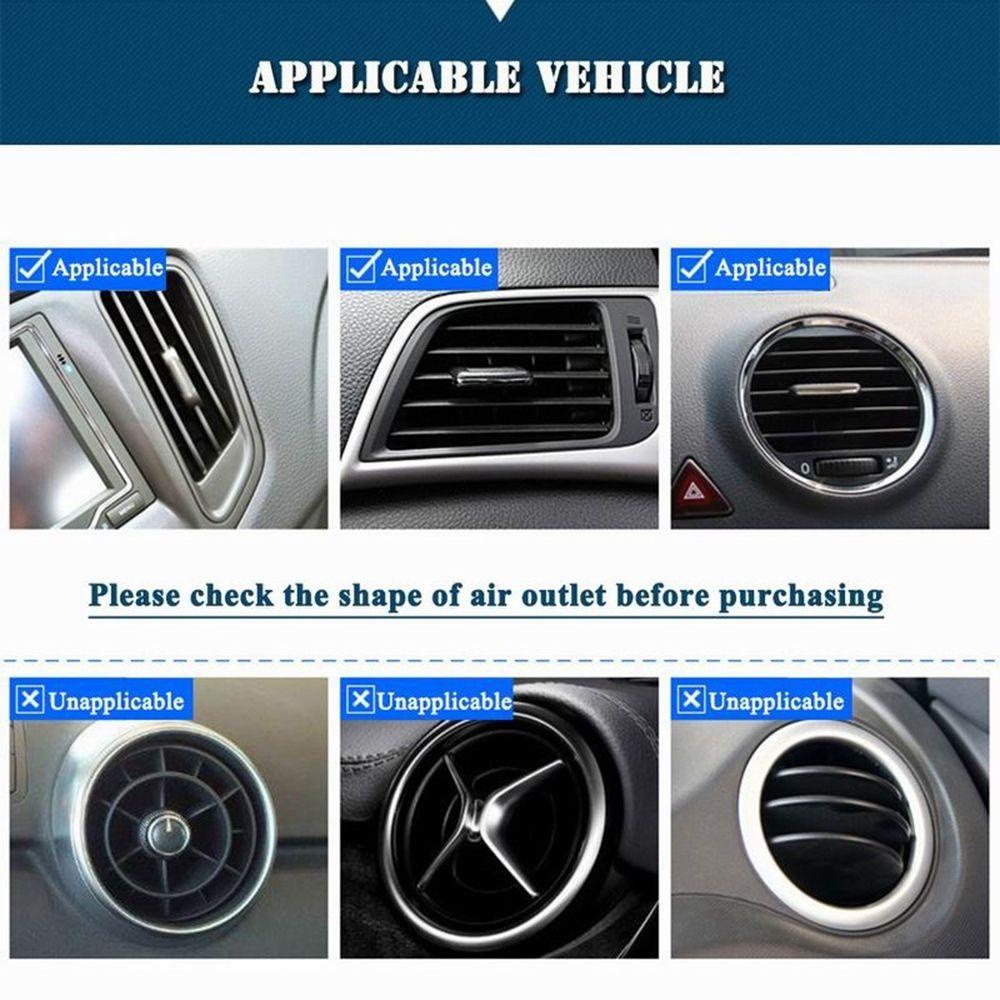 Bộ 10 Miếng Dán Trang Trí Lỗ Thông Gió Xe Hơi DIY Tiện Dụng