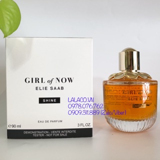 [Tester] Nước hoa Nữ Girl Of Now Shine Elie Saab EDP 90 ml