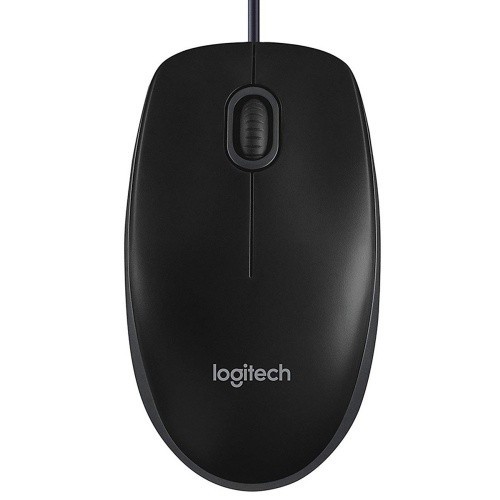 Chuột Quang Logitech USB B100 Black Cho Doanh Nghiệp - Hàng Chính Hãng