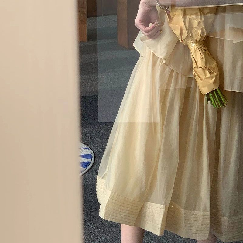 Đầm babydoll voan dáng xoè taobao order