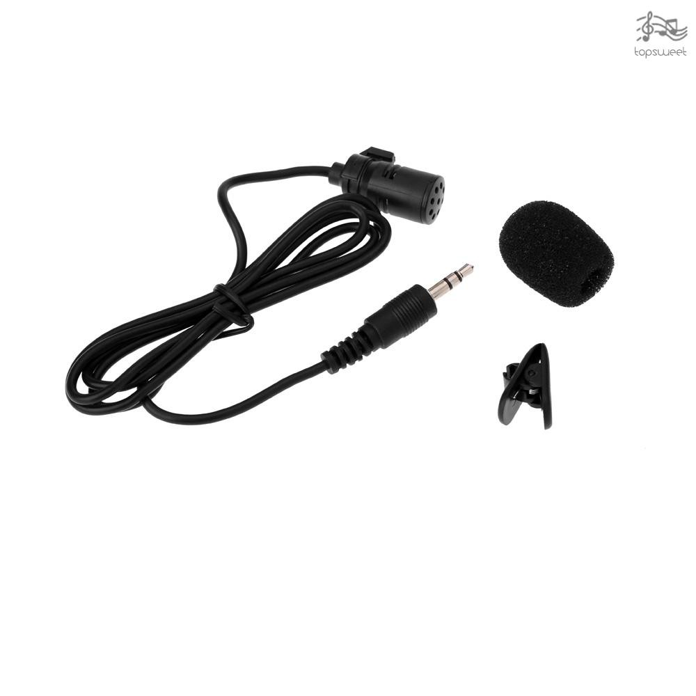 Micro Kẹp Cổ Áo 3.5mm Bằng Kim Loại Tiện Dụng Cho Máy Tính / Laptop