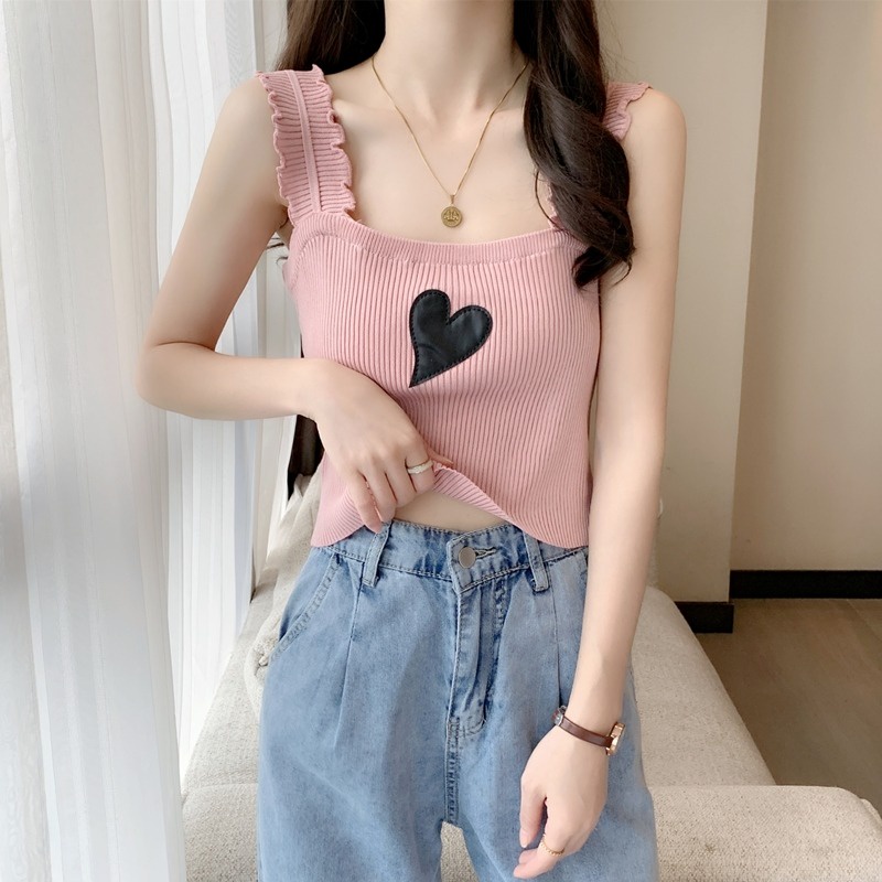 Áo hai dây dệt kim ZHELIHANGFEI thiết kế thời trang/ nấm