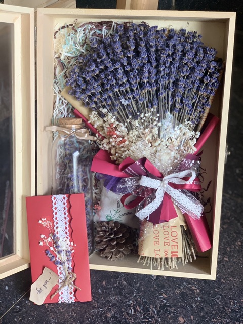 Hộp quà hoa lavender ( combo đặc biệt) | BigBuy360 - bigbuy360.vn