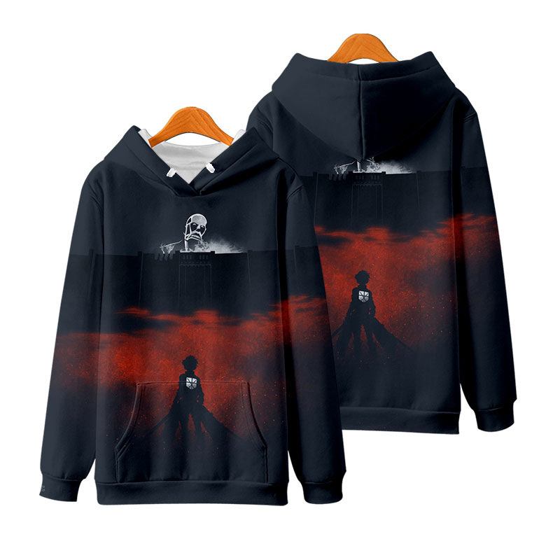 Áo Hoodies Hóa Trang Nhân Vật Trong Attack On Titan Thiết Kế Sáng Tạo Thời Trang