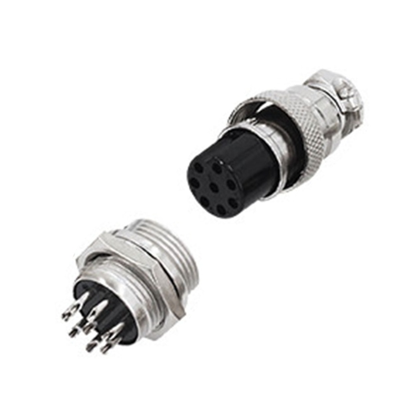 Đầu Nối Dây Dẫn GX16-2 2~9 Pin 16mm