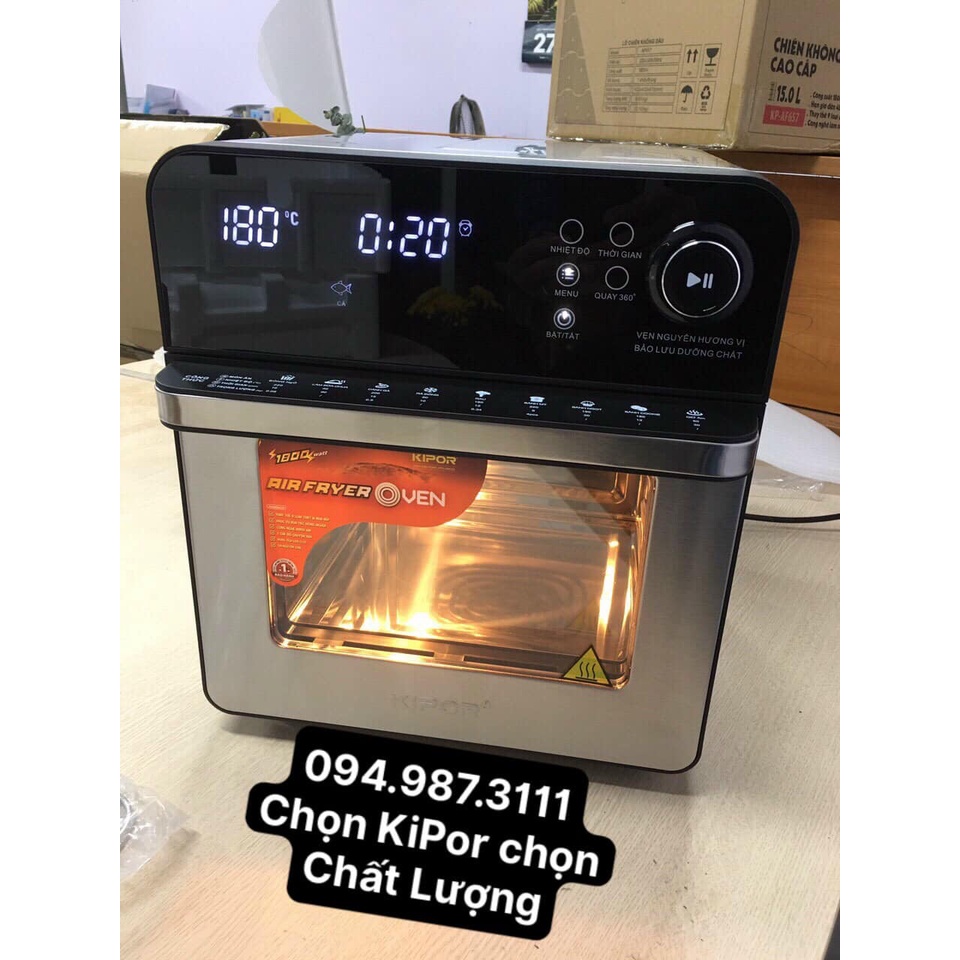NỒI CHIÊN KHÔNG DẦU CAO CẤP KIPOR KP-AF657