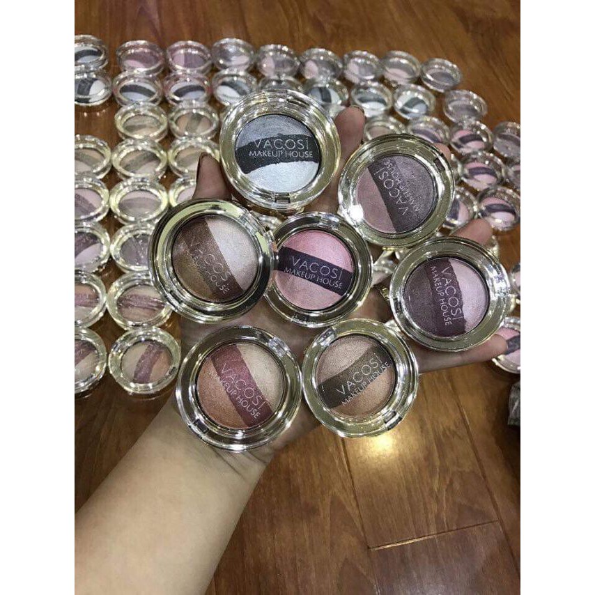 Phấn Mắt Phối 3 Màu Vacosi Eyeshadow