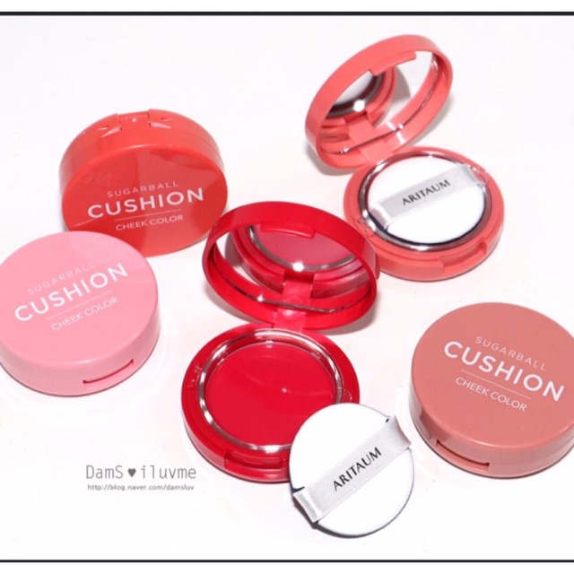 Má Hồng Dạng kem Aritaum Sugarball Cushion Blusher Cheek Color (6g)