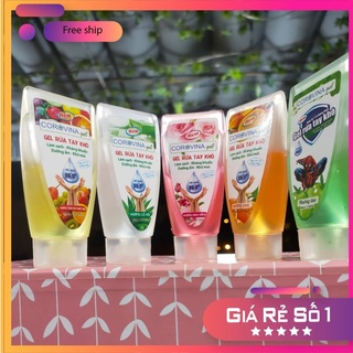 Gel rửa tay khô Dưỡng Ẩm Không Gây Khô Da Corovina 30ml (Chai).