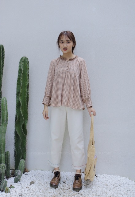 Áo Lady chất liệu Xô Cotton