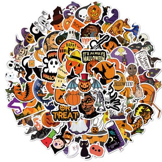 Bộ 50 / 100 miếng sticker trang trí halloween