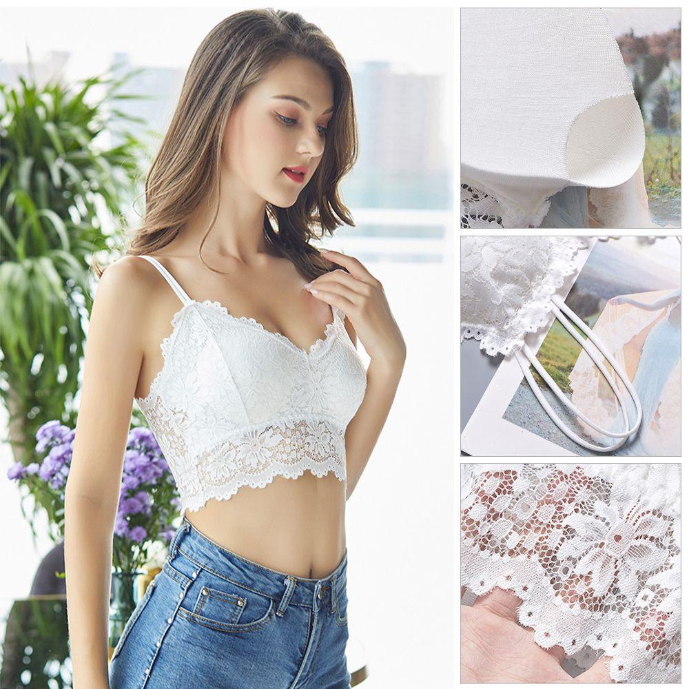 Maxg Áo Lót Quây Ngực Không Đường May Phối Ren Hoa Hướng Dương Đẹp Mắt