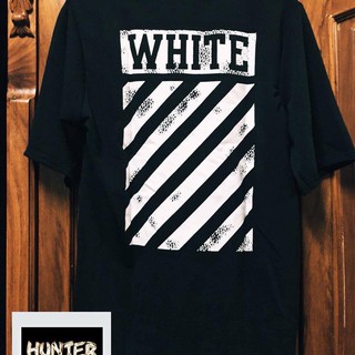 Áo tay lở đen off white chữ trắng